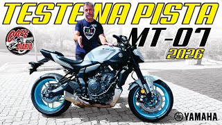 New MT-07 Connected 2026 on the Track #yamaha #mt07 #launch