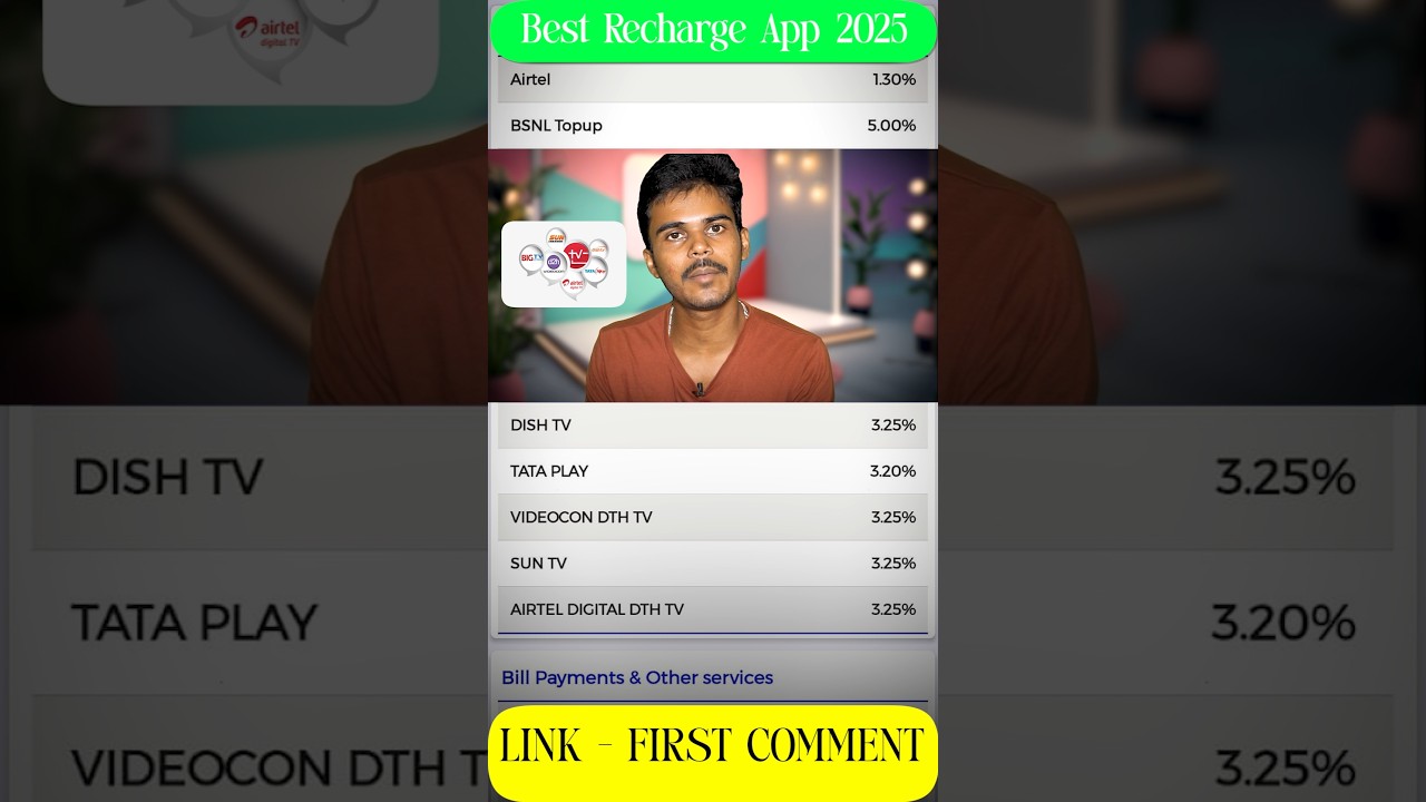 Best Dish Tv Recharge App 2025 | Earn Commission on Recharge 