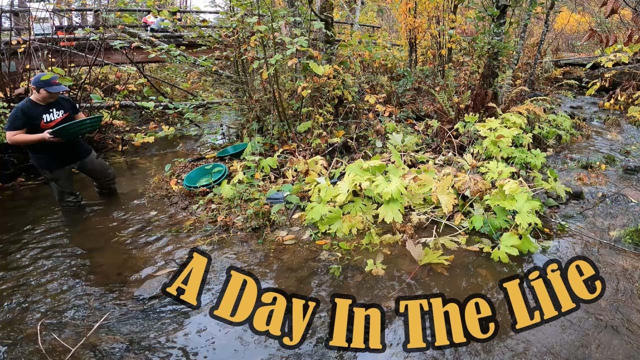 Oregon Gold Prospecting A Day In The Life YouTube