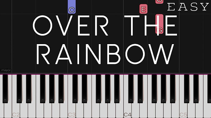 Over the Rainbow Piano version - Piano performance video thumbnail