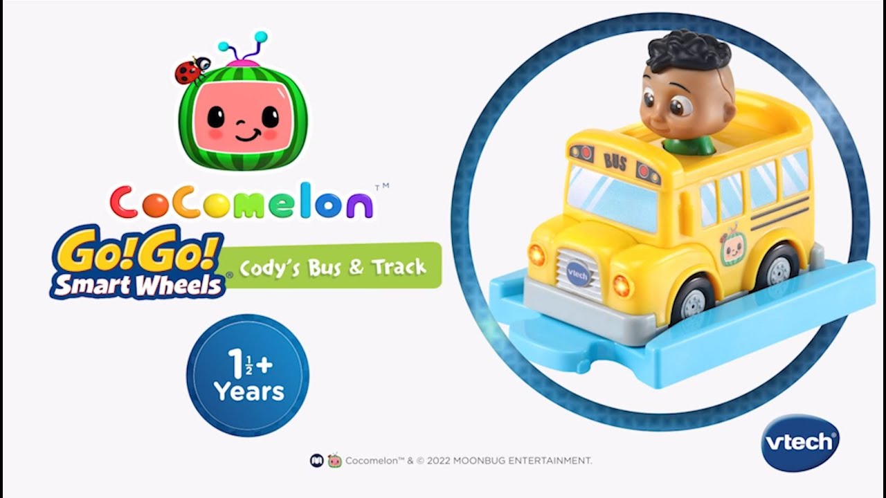 VTech CoComelon Cody's School Bus & Track (Go! Go! Smart Wheels) 80- 558000