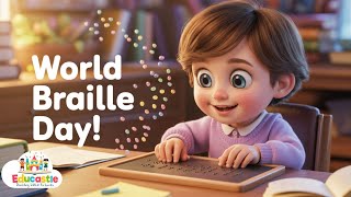 World Braille Day 2026 | Braille Reading-,  Learning, Accessibility & Blind Education |Educastle