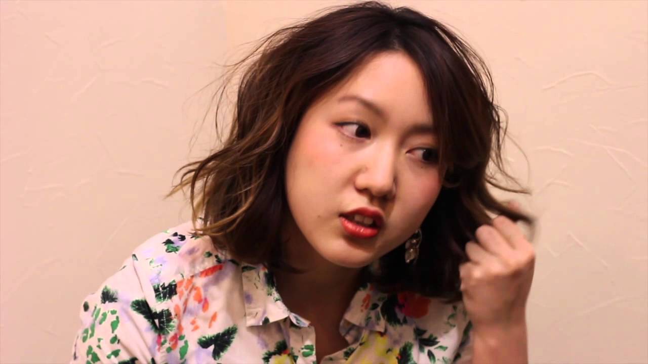 女性の髪型 ヘアワックスの使い方 ミディアムボブヘアのつけ方 Youtube