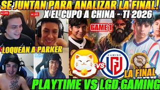 😲MATTHEW, PARKER, PAKAZS, SACRED analizan LA FINAL!😲LGD GAMING vs PLAY TIME Game 1 Closed SA TI 2026