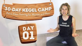 Learn to do kegels at home! 🏕️ 30-Day Kegel Camp, Day 1