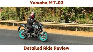 Yamaha MT-03 - Detailed Ride Review