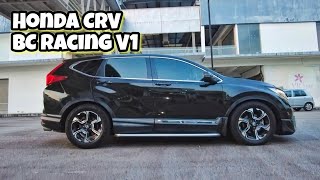 Honda CRV Gen 5 pasang & setup Adjustable BC Racing V1
