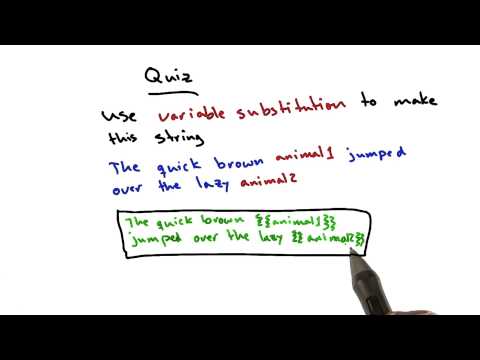 Variable Substitution - Web Development
