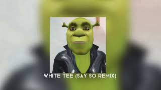 white tee (say so remix) - summer walker (ft. no1-noah, nikki minaj & doja cat + sped up) #spedup