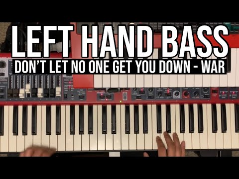 Don’t Let No One Get You Down - War BASS AND PIANO - YouTube