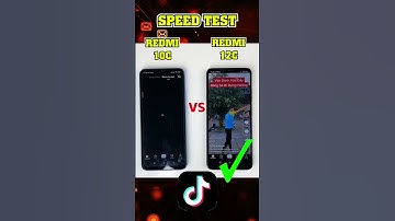 XIAOMI REDMI 12C Vs XIAOMI REDMI 10C Tiktok App Speed Test ! #shorts