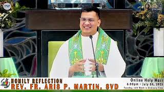 Homily Reflection Of Rev Fr Aris Martin Svd