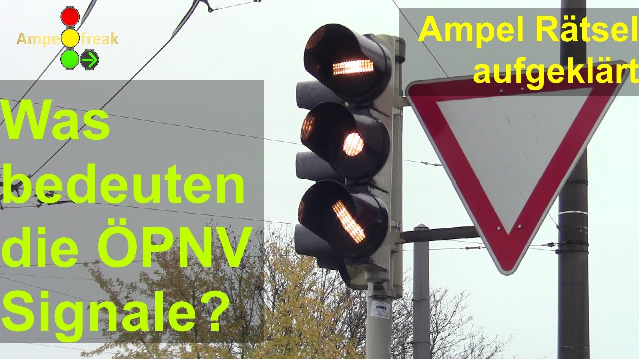 Worauf Müssen Beim Umschalten Der Ampel Auf Grün Achten Was bedeuten die Bus- und Straßenbahnsignale? | Ampel Rätsel aufgeklärt