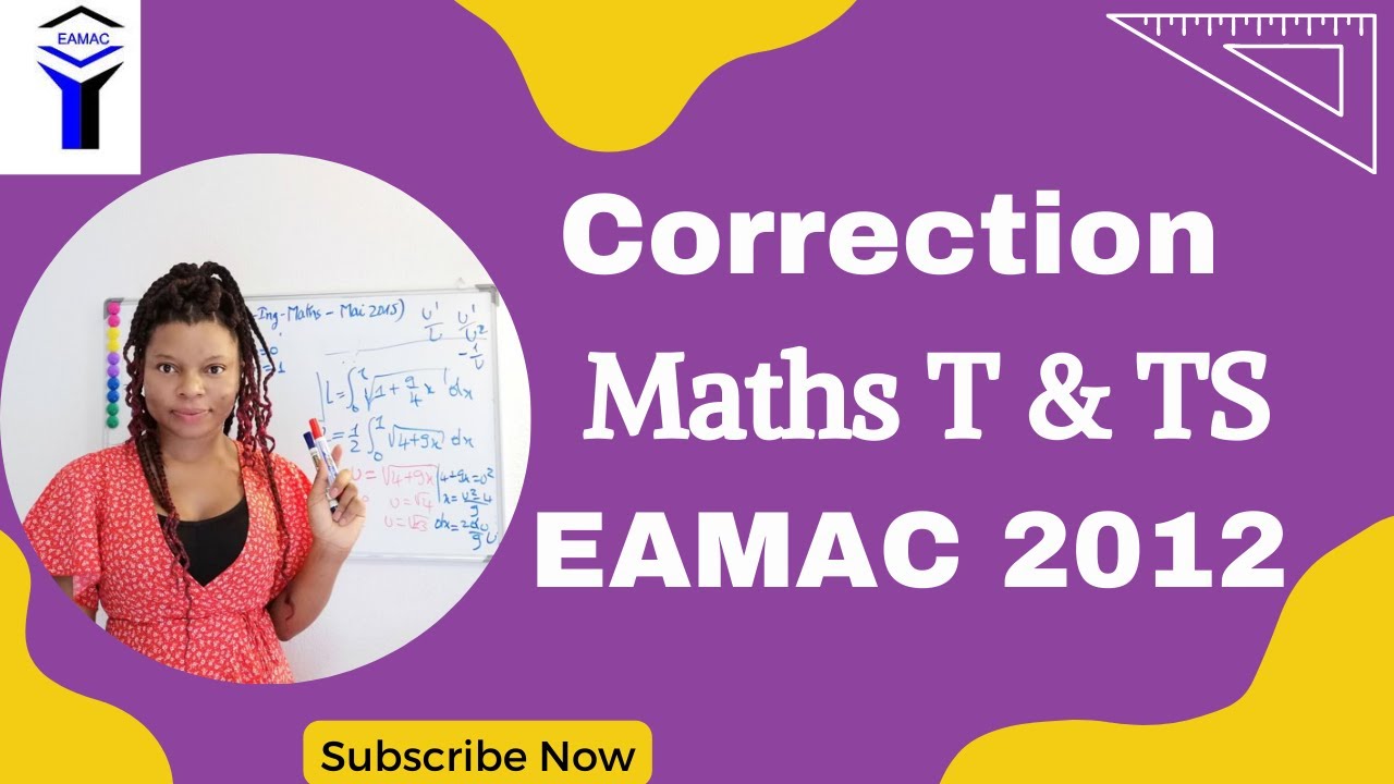 Correction Maths 2012 EAMAC/ASECNA-Cycle Technicien et Technicien Sup