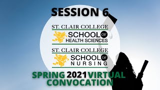 54th Annual Convocation - Session 6: Schools of Health Sciences & Nursing