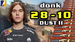 [POV PEEK] donk (28-10) | Dust II | Faceit Ranked | Mar 21, 2026