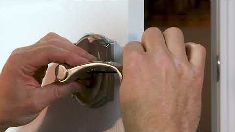 How To Change the Handing on Your Schlage Custom™ Lever (FC21)