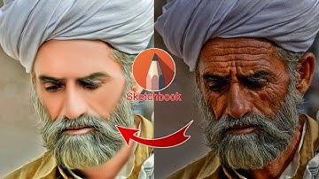 Autodesk Sketchbook Full Editing |Autodesk Sketchbook Face Smooth Full tutorial #scketchbook