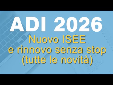 Video Assegno di inclusione 2026: nuovo Isee e rinnovo senza stop! Tutte le novità!