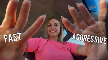 FAST & AGGRESSIVE ASMR IN THE CAR💥RANDOM LOFI TRIGGERS