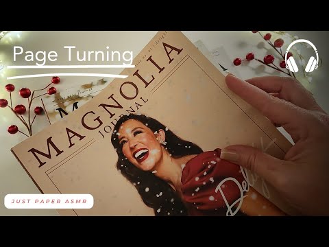 ASMR Magazine Page Turning with Lots of Page Squeezing - No Talking