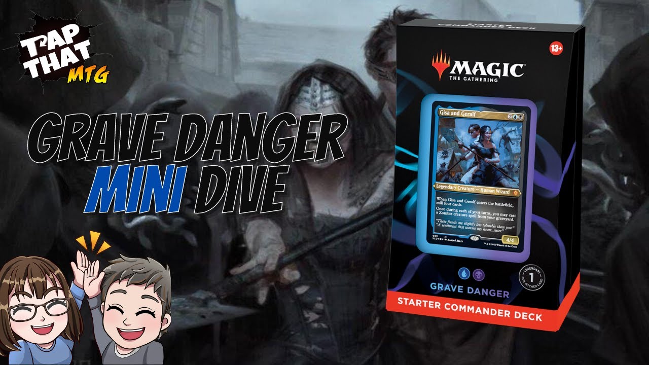 mtg grave danger commander deck list Magic: The Gathering Starter  (Blue-Black) | Ready-to-Play Deck for Beginners and Fans | Ages 13+ Whether youre expanding your Magic collection Grave Danger - Starter Commander