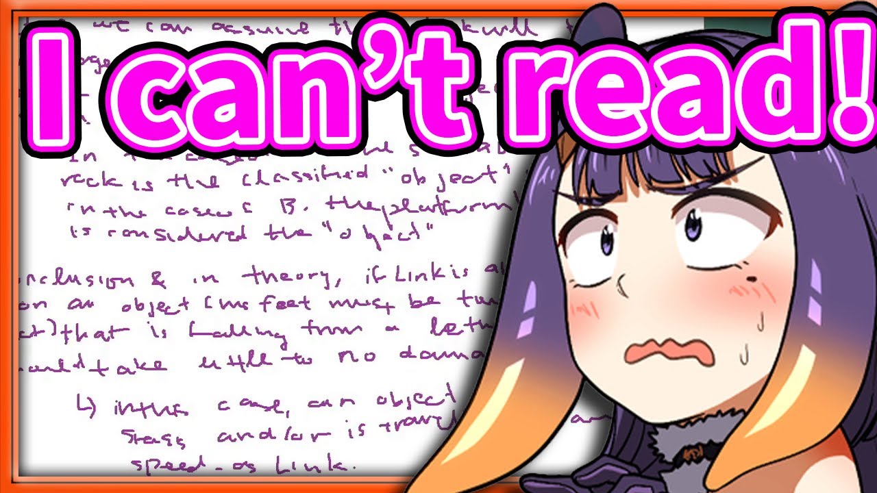 Ina Thought Her Writing Isn't That Bad Until She Tried to Read It 【Ninomae Ina'nis / HololiveEN】