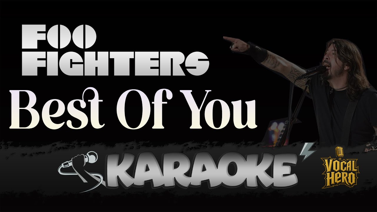 🎤 Foo Fighters - Best Of You | Karaoke Version | Instrumental HQ |