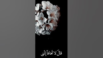 (قال لا تخافا أنني معكما) القارئ يوسف عثمان الكردي #قران_الكريم #يوسف_عثمان_الكردي