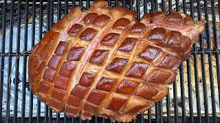 Smoked Holiday Ham with a Traditional Brine