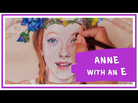 🌺FanArT ANNE with AN E (Netflix) | Speed ​​Drawing Amybeth McNulty | Ana with the red braids💐