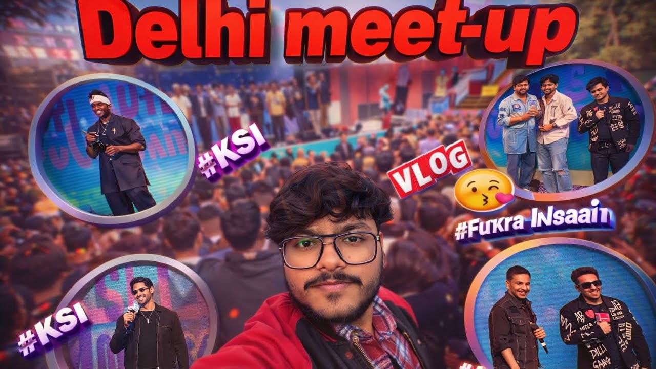 Delhi meet up |vlog |masti |Aarush bhola |fukra insaan|