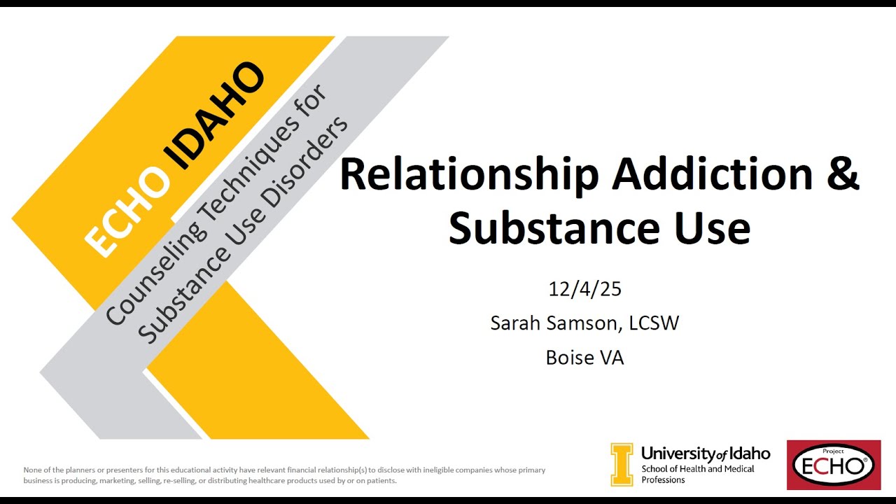 Relationship Addiction and Substance Use - 12/04/2025
