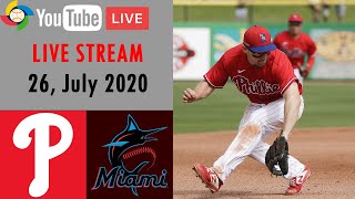 Philadelphia phillies vs miami marlins | mlb 2020 live stream july 25,