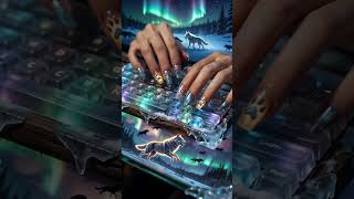 Winter Wolf Queen Typing ASMR 🐺❄️⌨️