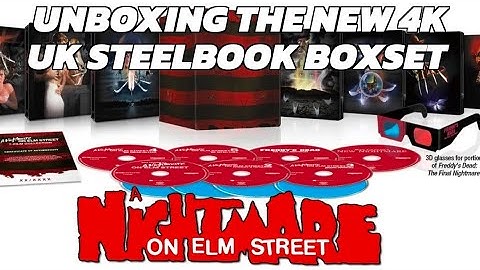 Unboxing the new A Nightmare On Elm Street 4K UK Steelbook Collection #anightmareonelmstreet #4k