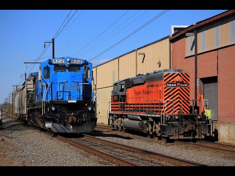 HiDef: RARE! Last Active GE C39-8 In Action-PN W230 in Daylight!