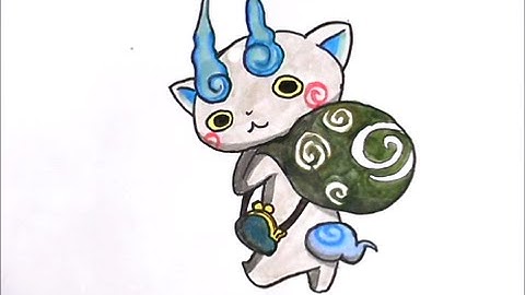 How to Draw　komasan from  Yo-kai Watch  [Japanese character］