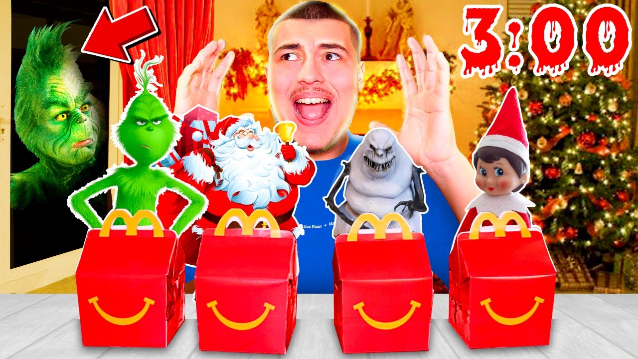 NE JAMAIS COMMANDER LES HAPPY MEAL DE NOËL A 3H00 DU MATIN DANS LA VRAIE VIE ! Grinch , Père Noël...