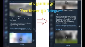 How to Fix Font Khmer Error in Telegram