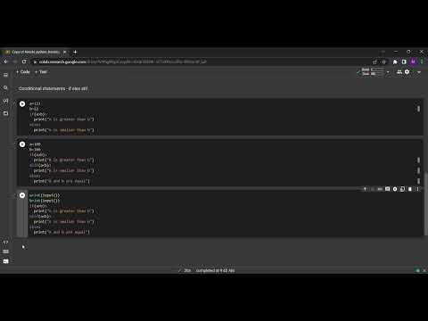 Part2 - Learning Basic Python - Beginner Level - If- else - elif - Conditional statements
