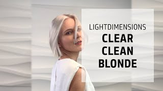 Clear Clean Blonde Lightening & Toning Tutorial | LightDimensions | Goldwell Education Plus screenshot 3