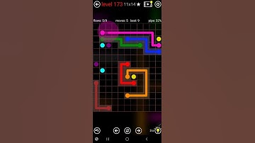 How To Solve Flow Free 11x14 Mega Mania Pack Level 173 Board Walk Through Solution Walkthrough