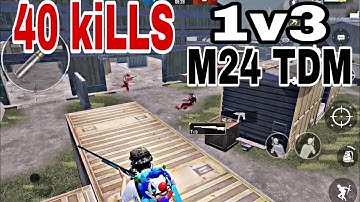 Solo 40 kill in 1v3 TDM Match | They challenged Me For 1v3 TDM sniper only