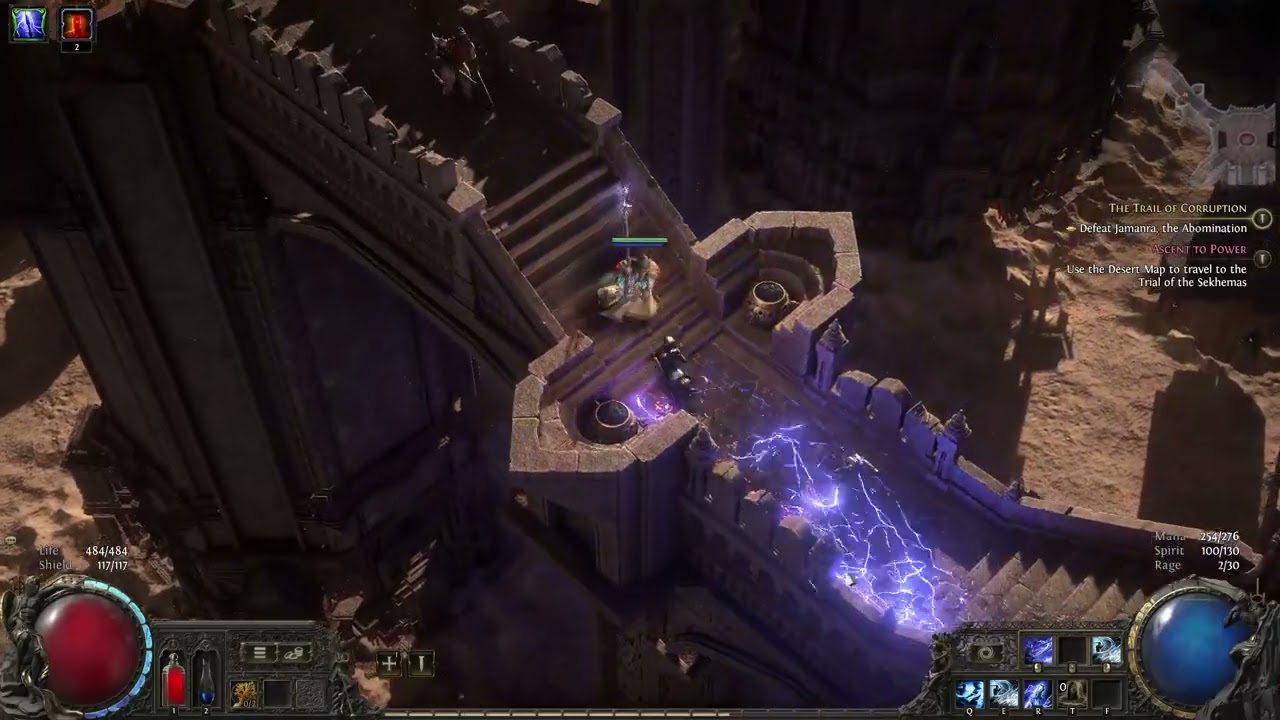 Path of Exile 2 The Spires of Deshar.