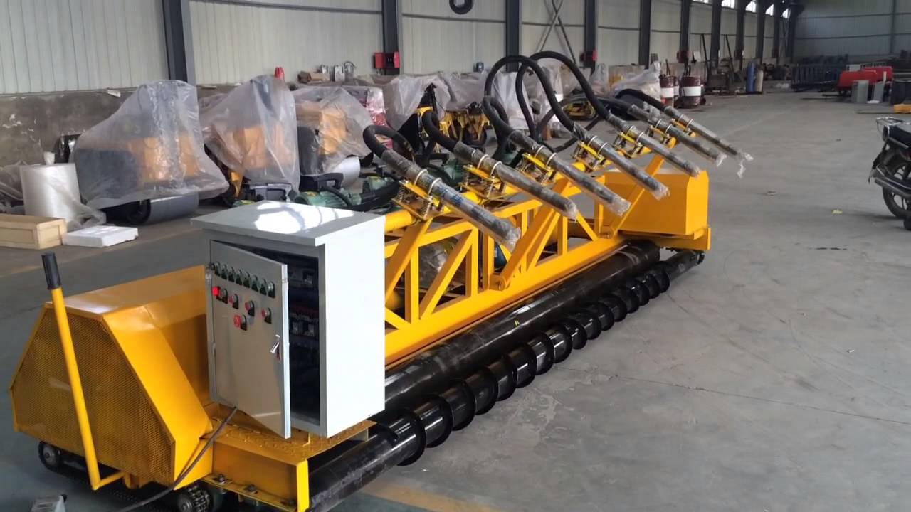 Concrete vibrator paver, a combination of concrete roller paver and concrete vibrators YouTube