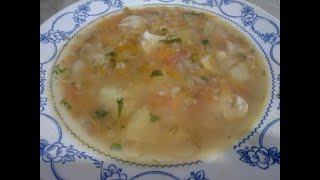 Крестьянский суп: с пшенной кашей