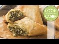 Spinach & cheese filo Recipe - Look and Cook step by step| How to make Spinach & cheese filo
