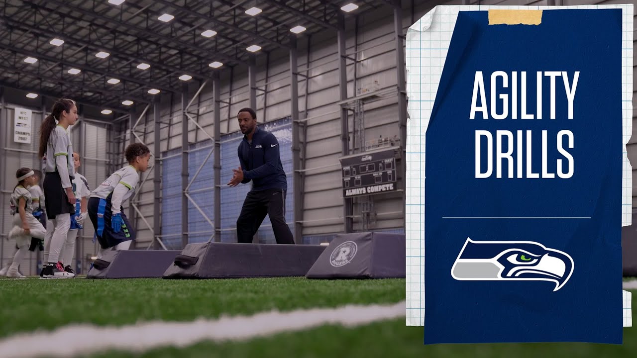 Agility Drills Seahawks Flag Football Instructional YouTube