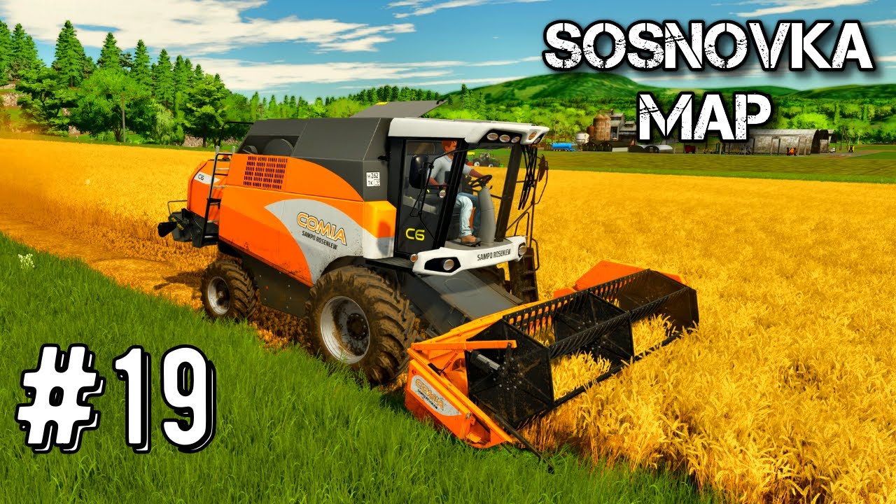 Farming Simulator 25 Карта Сосновка Таймлапс Эпизод #19 Мегаферма fs25 геймплей